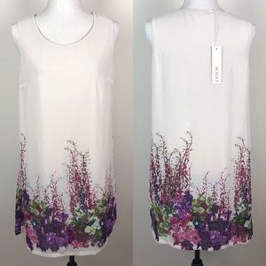 WAJAT shift floral accent dress